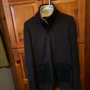 Banana Republic Dark Gray Zip Up Jacket